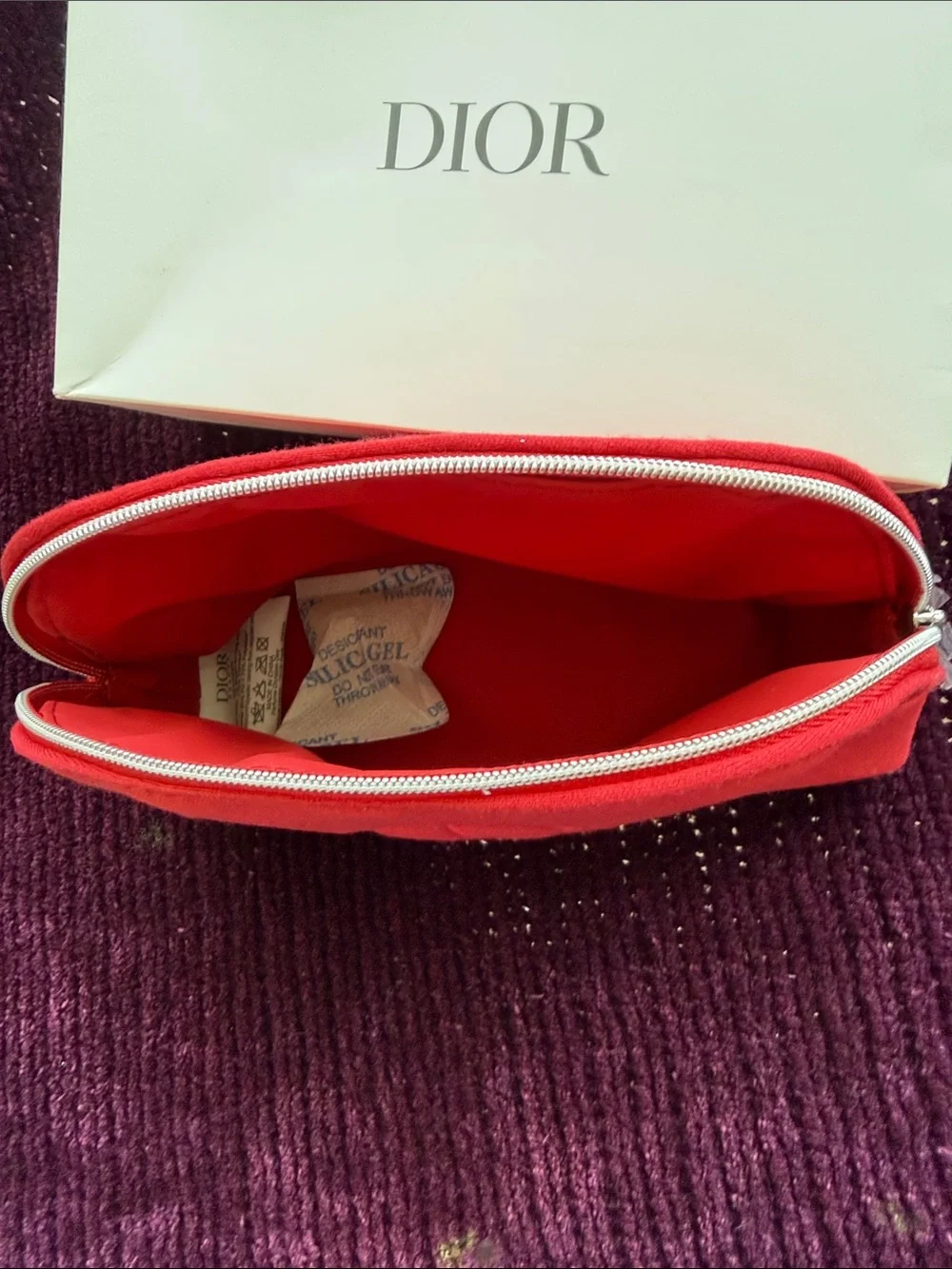 DIOR makeup bag